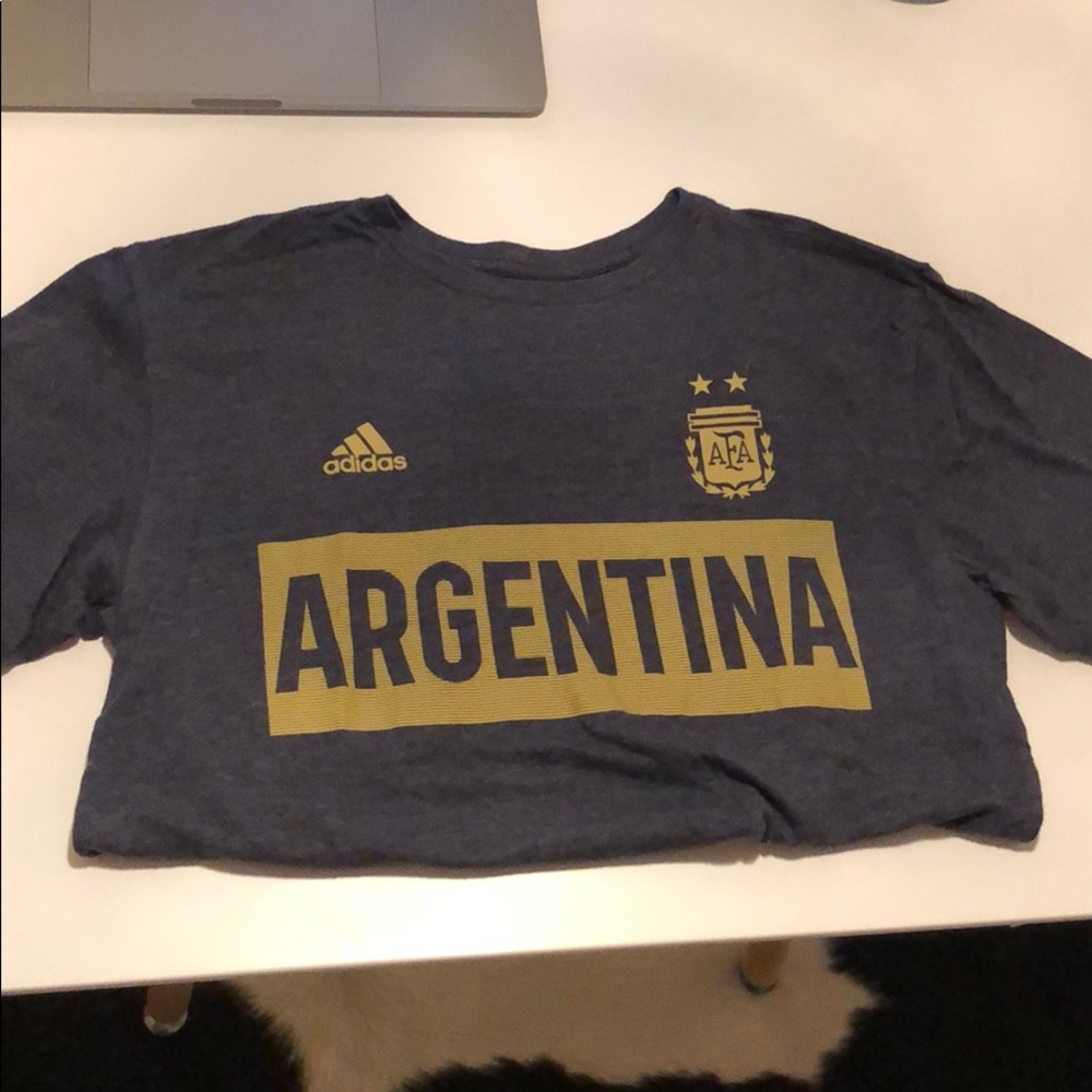 Adidas Argentina T Shirt - Small